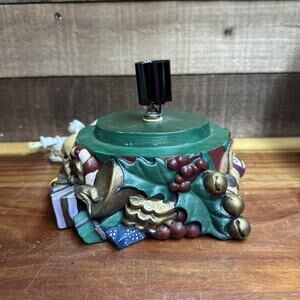 Vintage 1979 Atlantic Mold Large Ceramic Christmas Tree Base Only Presents Gifts